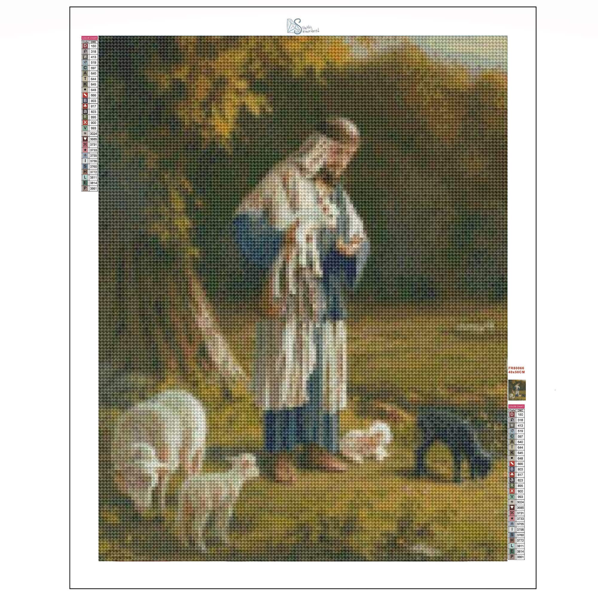 Sparkly Selections The Lord is My Shepherd 30cm x 40cm Diamond Painting Kit, Square Diamonds